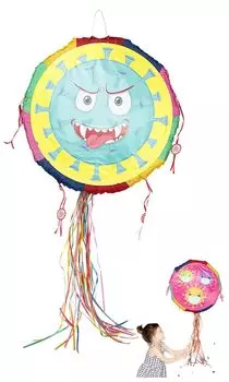 Bg3 Пиньята Товары для вечеринки на Хэллоуин Кусудама День рождения Сладости Праздничное украшение Событие Популярное (зеленый)