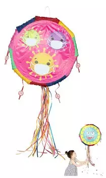 Bg3 Пиньята Товары для вечеринки на Хэллоуин Кусудама День рождения Сладости Праздничное украшение Событие Популярное (розовый)