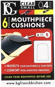 BG Mouthpiece Cushion Small 6 Pieces Clear A11S 0.4mm чистый