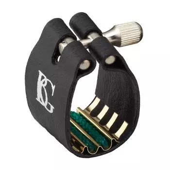 Лигатура BG Super Revelation для бас-кларнета с золотой пластиной L9SR чёрный