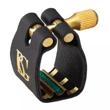 BG Super Revelation Ligature for Soprano Saxophone Gold Plate Support L14SR