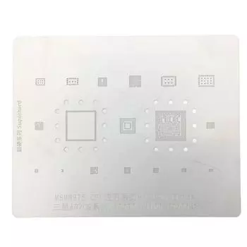 BGA Reball Stencil Быстрое лужение Точное позиционирование Шаблон для реболлинга для Samsung A9 C9 Series A90