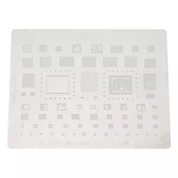 BGA-трафарет для реболлинга, шаблон для точного позиционирования из нержавеющей стали для IOS 12 серии A1
