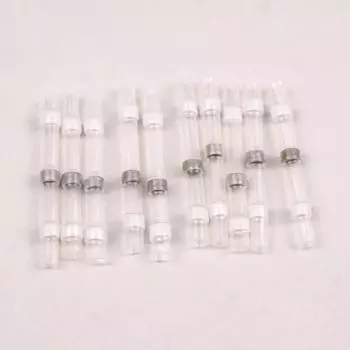 BHC500 10 шт. термоусадочных обжимных и припаянных рукавов стыковых разъемов для кабеля 0,1-0,5 мм; Прозрачный белый; длина:24 мм