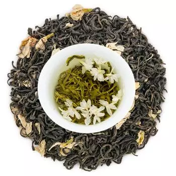 Би Тан Пяо Сюэ Зеленый чай с жасмином Юйцянь 3-й сорт 100g