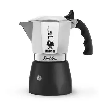 BIALETTI Bialetti Bricca 4 Cup Direct Fire Type Maker Espresso Maker (Coffee Macchinetta)