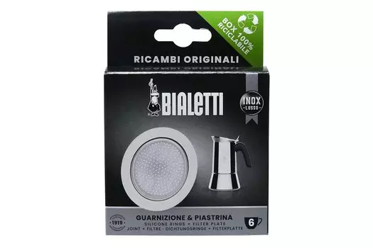 BIALETTI Bialetti Espresso Maker Запасные части Venus 6 Cup Упаковка и фильтр 0800412