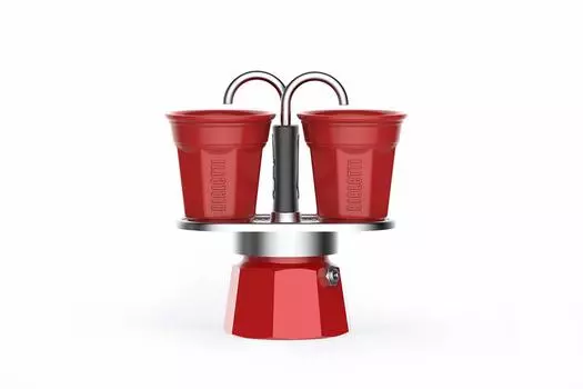 Bialetti Mini Express 2 Cup Direct Fire TypeЧашка для эспрессо в комплекте (Кофеварка Эспрессо-машина Macchinetta)