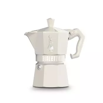 Bialetti Мокко Эксклюзив Крем 3 Чашки Прямого Типа Огня (Кофеварка Эспрессо-машина Macchinetta)