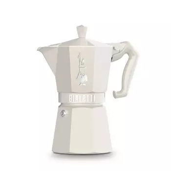 Bialetti Mocha Exclusive Cream 6 Cup Direct Fire Type Maker Espresso Maker (Кофе Маккинетта) кремовый