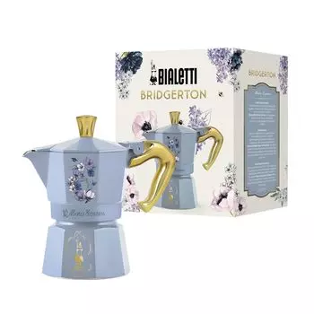 Bialetti Mocha Express Bridgerton 3 Cup Direct Fire Type Maker Эспрессо-машина (Кофе Маккинетта)