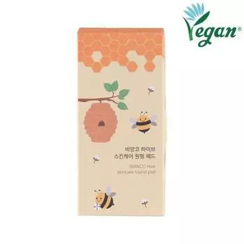 Bianco Hive Skincare Round Vegan Pad Only 250, корейская косметика