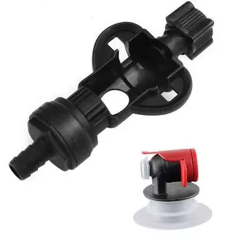 BIB Соединитель Клапан-бабочка Черный Для Домашнего Хозяйства