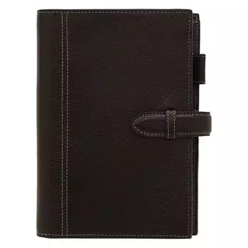 Bible Size Deep Belt Ring Diameter 19mm System Notebook Binder [Black] 7238-01