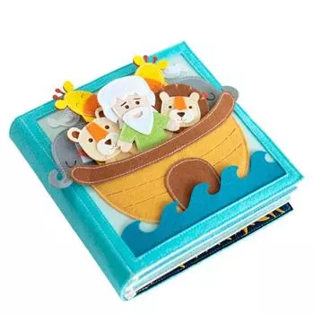 Библейская тихая книга, книга с заданиями, 7 библейских историй, церковная тихая книга, книга, подарки на крестины, ручная работа и уникальность One Size