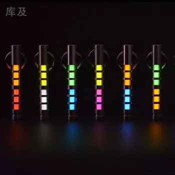 библиотека и двухцветный титановый сплав тритий трахея самосветящийся брелок рюкзак кулон светящийся кулон креативные подарки