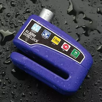 Велосипедная сигнализация дисковый тормоз электрический замок противоугонная мотоциклетная сигнализация тормозной ротор навесной замок водонепроницаемый мотоцикл аксессуары для велосипеда чёрный