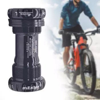 Bicycle Bottom Bracket, Aluminum Alloy Bracket Component, 68-73mm Crankset Parts for Cycling чёрный