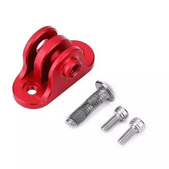 Bicycle Computer Metal Bracket Camera Adapter Mount for Gopro (Red) красный