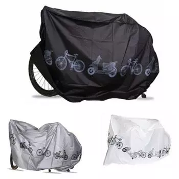 Bicycle Cover Bike Rain Cover PEVA 100x200cm Dust Cover Sun Protection Sunshade MTB Mountain Bike Motorcycle All Seasons серебряный серый