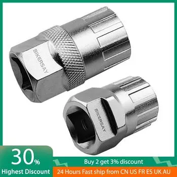 Bicycle Freewheel Flywheel Lockring Cassette Remover MTB Bike Crank Extractor Remover Removal Tool Cycling Repair Service Tools