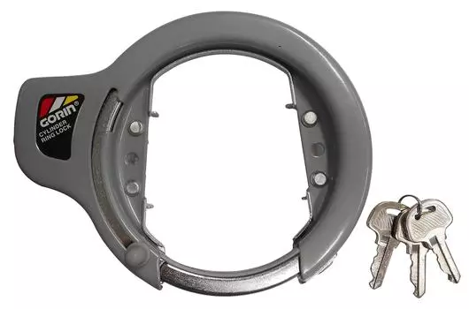 Bicycle key cylinder type large ring lock 70244