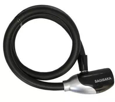 Bicycle key dimple cable lock 90cm black 43456