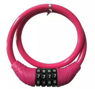 Bicycle Key My Dial Lock 60cm Pink 43978