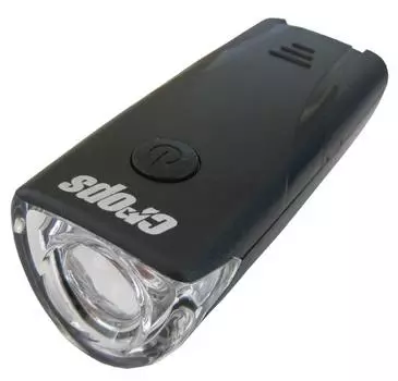 Bicycle light 1LED headlight black 44431