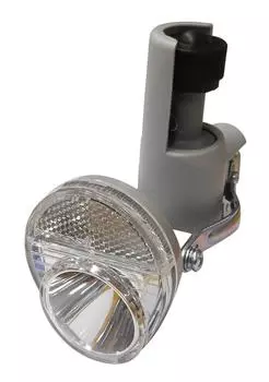 Bicycle Light Headlight Bright LED Dynamo Light Gray 45720