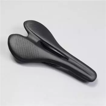 Bicycle Mountain Bike Full Carbon Fiber Seat Cushion All Inclusive Seat Saddle Carbon Bow Saddle Lightweight M чёрный
