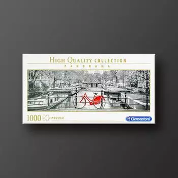 Bicycle panorama on the canal 1000 piece Clementoni jigsaw puzzle, popular Korean board game