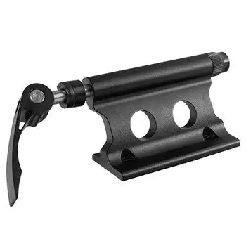 Bicycle Quick Release Carrier Fixing Clamp Front Fork Block Mount Stand Holder Parking Rack Bracket Bicycle Rack Carrier Tools чёрный