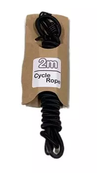Bicycle rope 2m black 11055