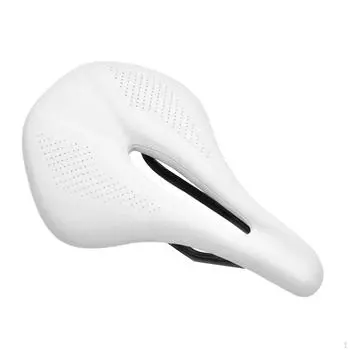 Велосипедное седло, сменная подушка для сиденья велосипеда, искусственная кожа, легкая для велоспорта для мужчин Black 155mm