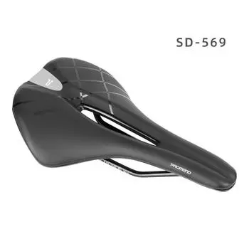 Bicycle seat cushion Breathable sweat-absorbing road bike hollow seat cushion mountain bike saddle 27*16*5cm черный серый