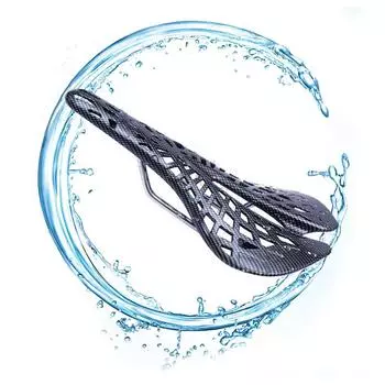 Bicycle Spider Seat Cushion Carbon Fiber Grain Mat Bicycle Seat Bag Ultra Light Highway Seat Dead Flying Saddle universal