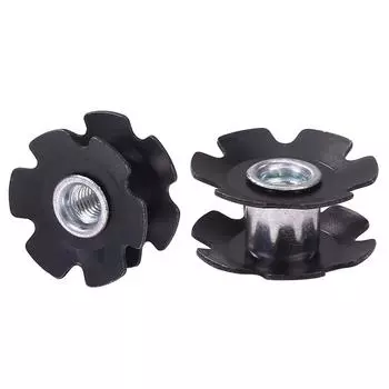 Bicycle Star Nut 28.6mm MTB Road Bike Front Fork Headset Steer Fastening Bolts Steerer Plug MTB Fork Road Bicycle Part чёрный