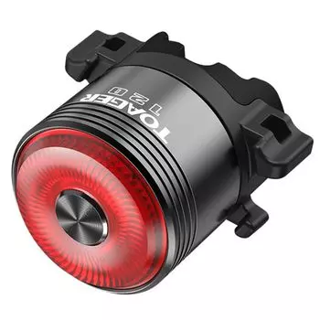 Bicycle Tail Automatic Road Rear Light 5 Lighting High Aluminum IPX6 Water Remaining Power Brake Safety Day and Night Road Cross Easy to Install