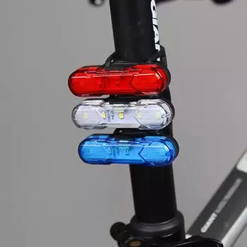 Bicycle Taillight MTB Red Light Bike Rear Light USB Rechargeable LED Bike Warning Light Waterproof Mountain Bicycle Tail Lamp синий