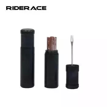Bicycle Tire Repair Tools Rubber Strip Bike Tyre Drill MTB Road Cycling Tubeless Tool Urgent Glue Free Repair Rubber Stripes Set One set