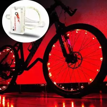 Bicycle Wheel Spoke Light Intelligent Automatic Switch MTB Decorative Light Bicycle Wheel LED Light Night Riding Warning Light