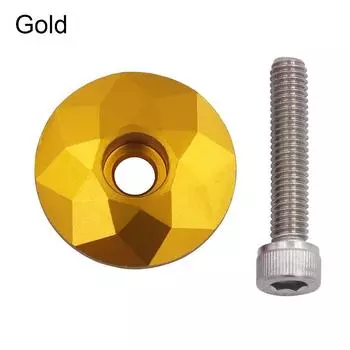 Bicycles Parts MTB Bike Lid Ultra-ligh Bowl Covers Headsets Tops Stem Top Cap Bicycle Headset Cover золотой