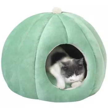 Bidason Cat Bed Pet House Dom Dot ... зелёный