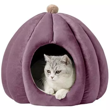 Bidason Cat Bed Pet House Dom Dot ... фиолетовый