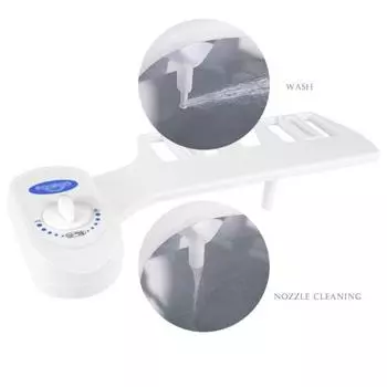 Биде без электричества Самоочищающаяся насадка для мытья сзади Гигиеническая защита Регулируемое давление воды Биде A