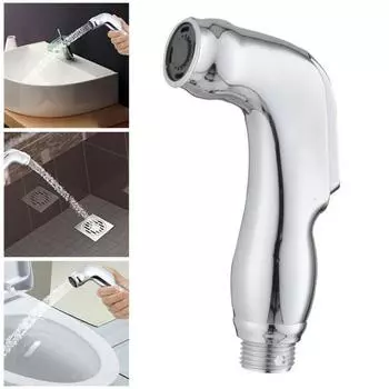 Биде Головка Анти-протечка Очистка Износостойкий Практичный Женский Ручной Распылитель Аксессуары Для Ванной Комнаты чёрный