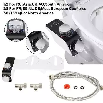 Биде унитаз насадка одинарная холодная вода для сиденья унитаза самоочищающееся давление воды биде унитаз сиденье 1/2