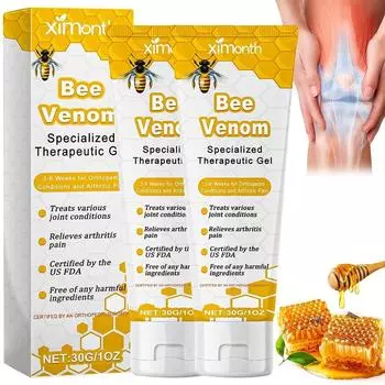 Bienengiftsalbe Bienengift Creme, Bienengift Gegen Warzen Creme, Creme Bee Venom для рук Taille Fe Bein alle Hauttypen 1pc белый