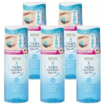 Bifesta Uruochi Water Cleansing Eye Makeup Remover x 5 [Set product] (145ml pieces)